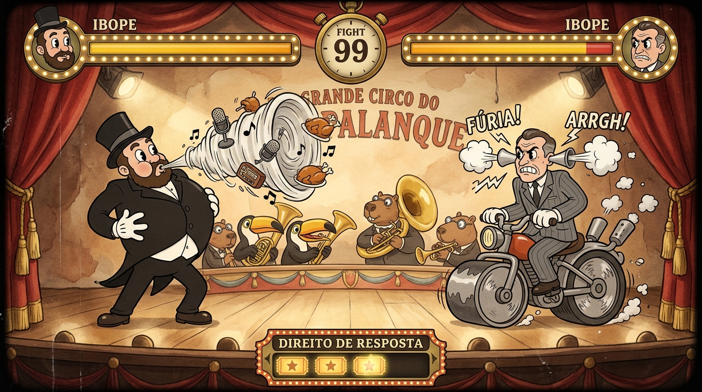 Exploração Estética: Circo do Palanque Rubber-Hose Anos 30