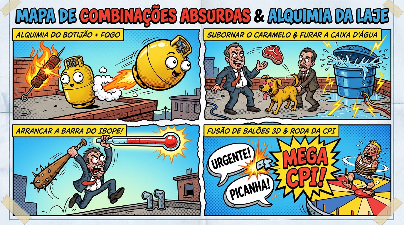 Infográfico de Design: A Alquimia das 16 Gambiarras da Laje